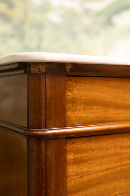 Louis XV Marble Top Chest
