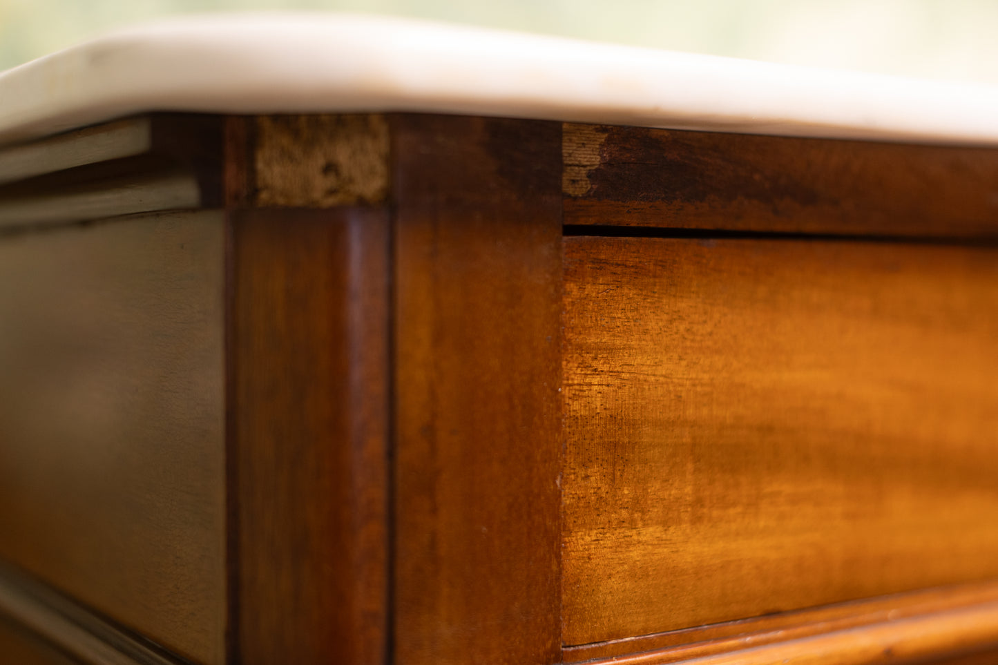 Louis XV Marble Top Chest