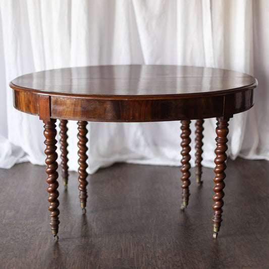 Barley Twist Mahogany Table