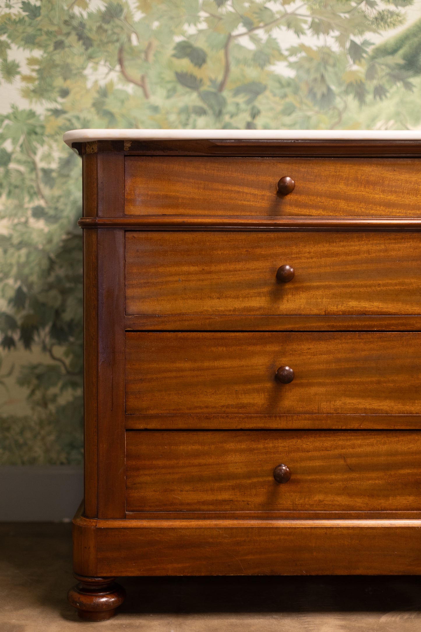 Louis XV Marble Top Chest