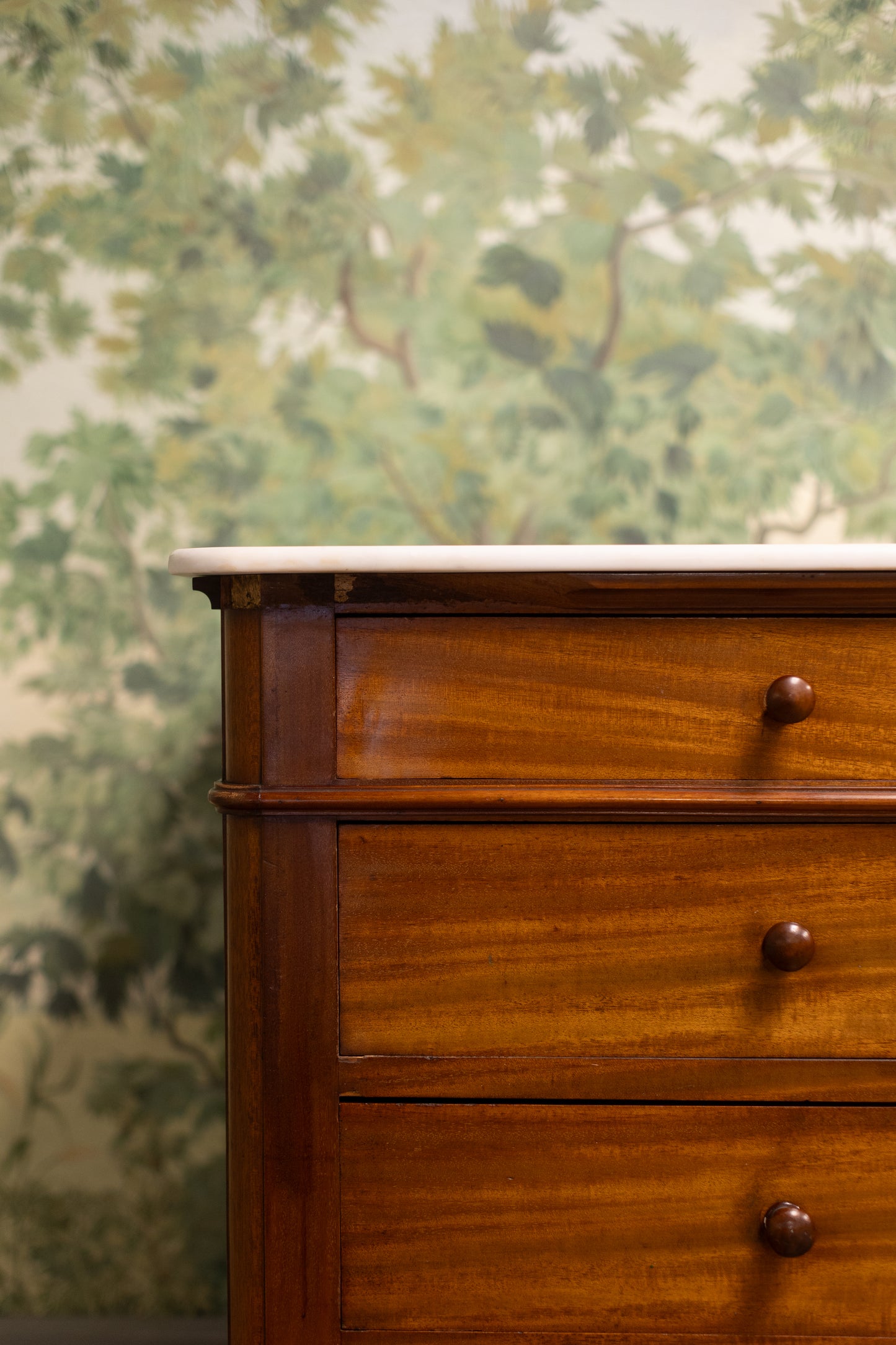 Louis XV Marble Top Chest