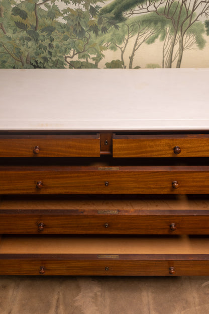 Louis XV Marble Top Chest
