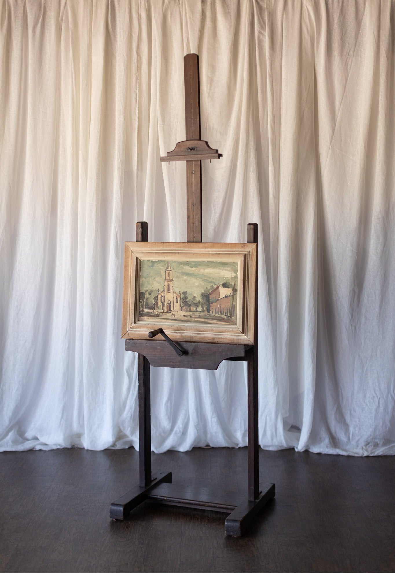 Large Wood Easel - Mid to Late 1800s