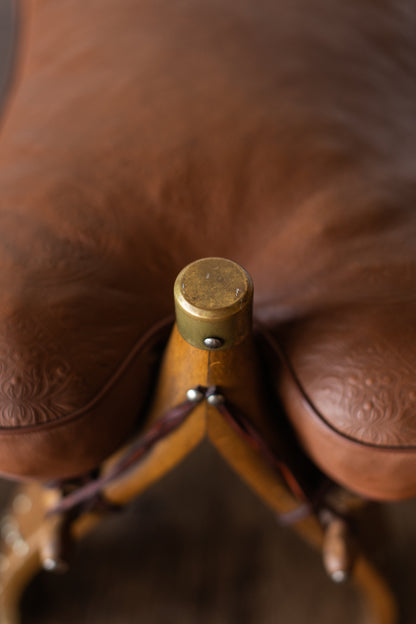 Mid 1900s Saddle Stool