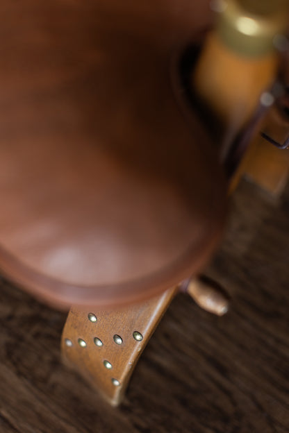 Mid 1900s Saddle Stool