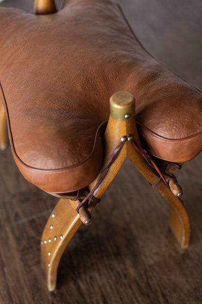 Mid 1900s Saddle Stool