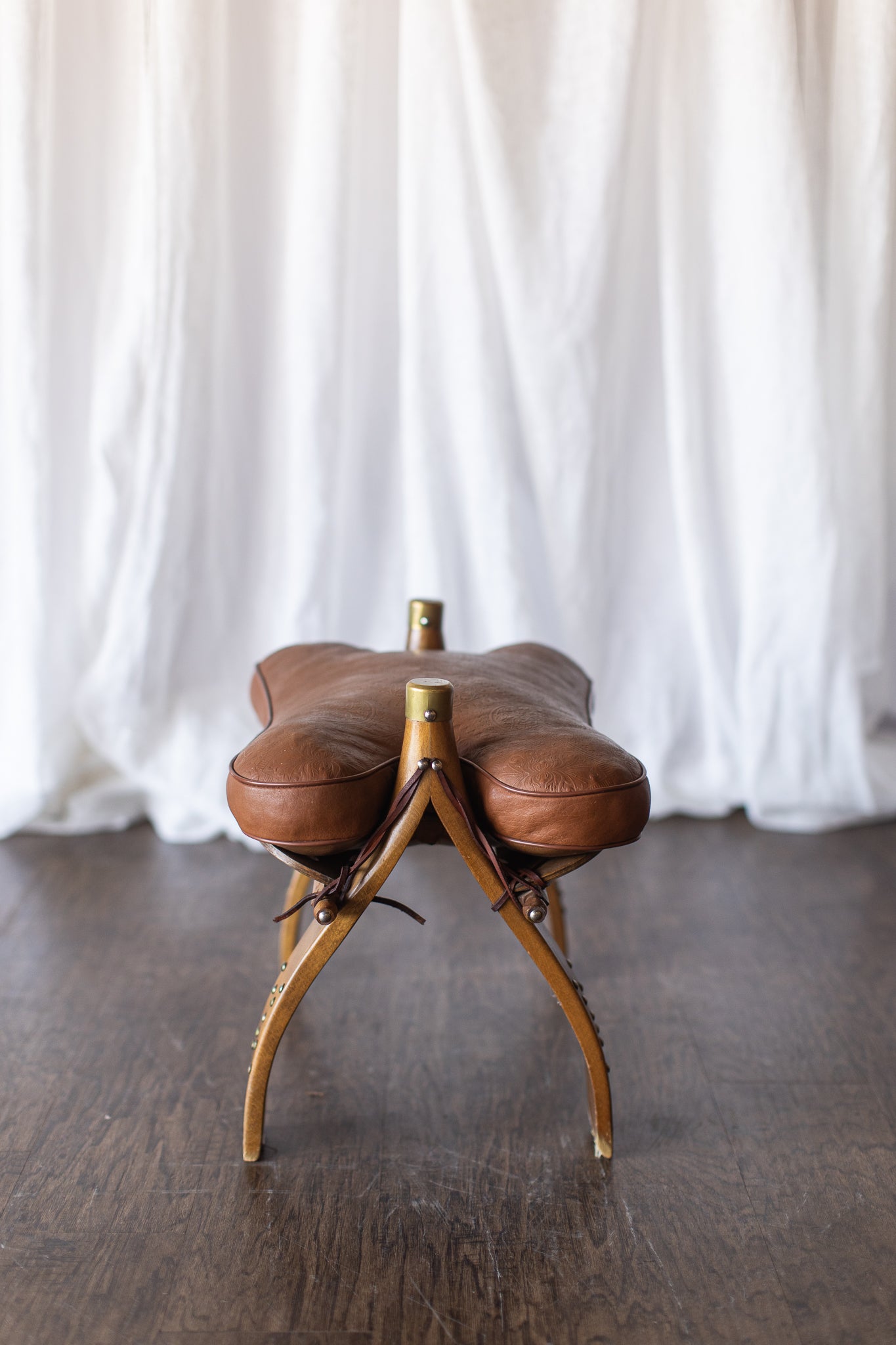 Mid 1900s Saddle Stool
