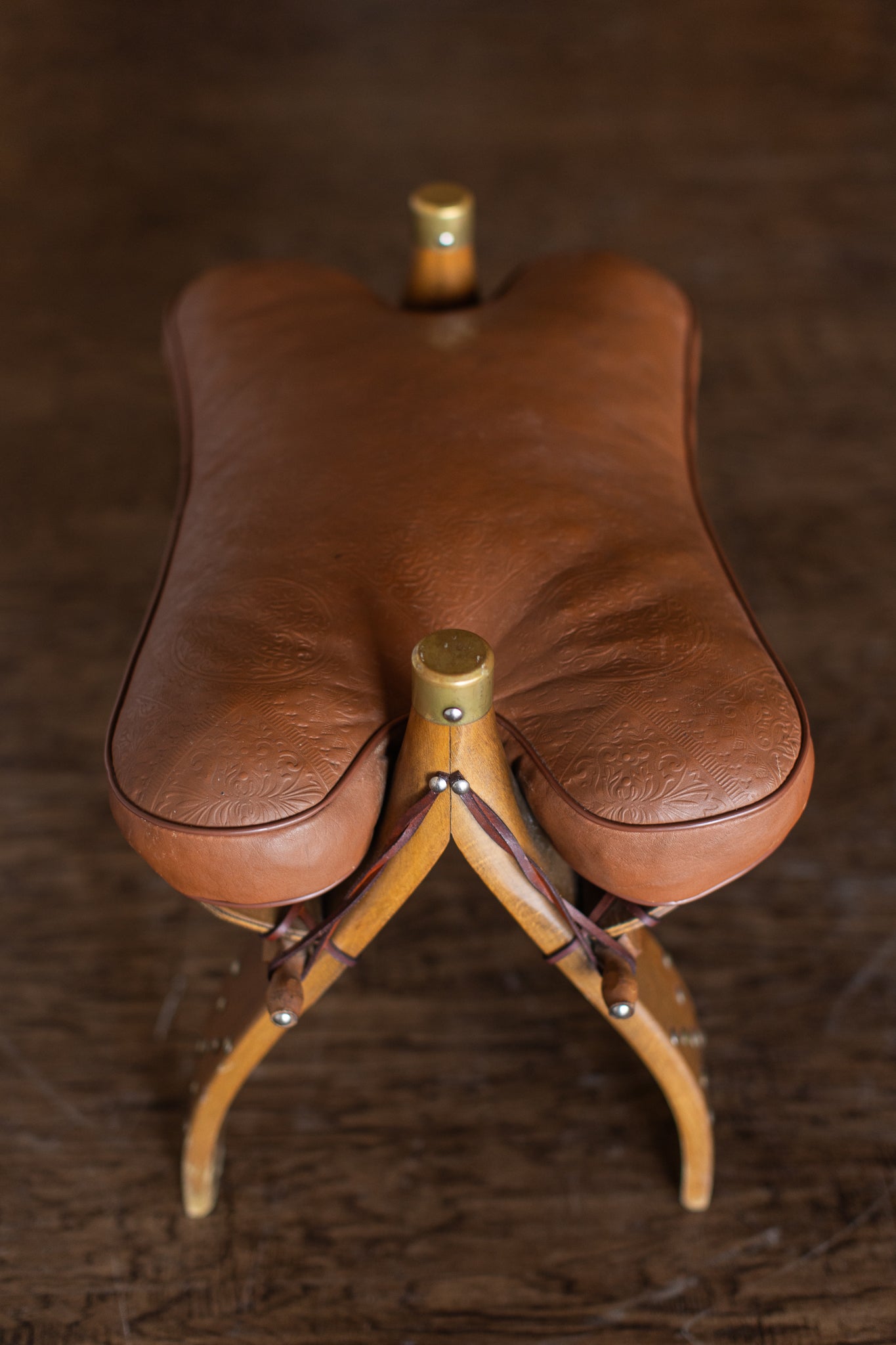 Mid 1900s Saddle Stool