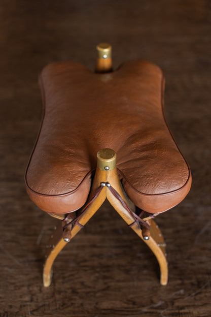 Mid 1900s Saddle Stool