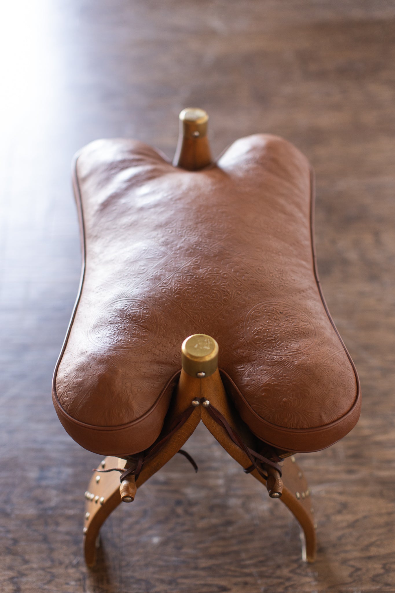 Mid 1900s Saddle Stool