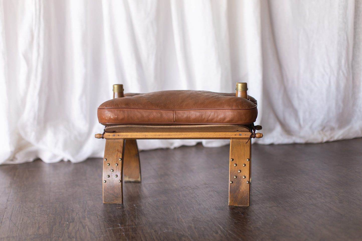 Mid 1900s Saddle Stool