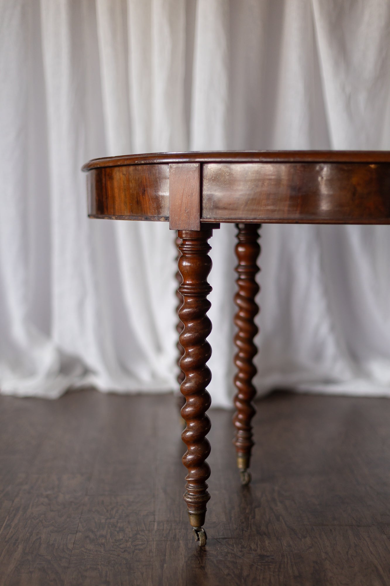 Barley Twist Mahogany Table