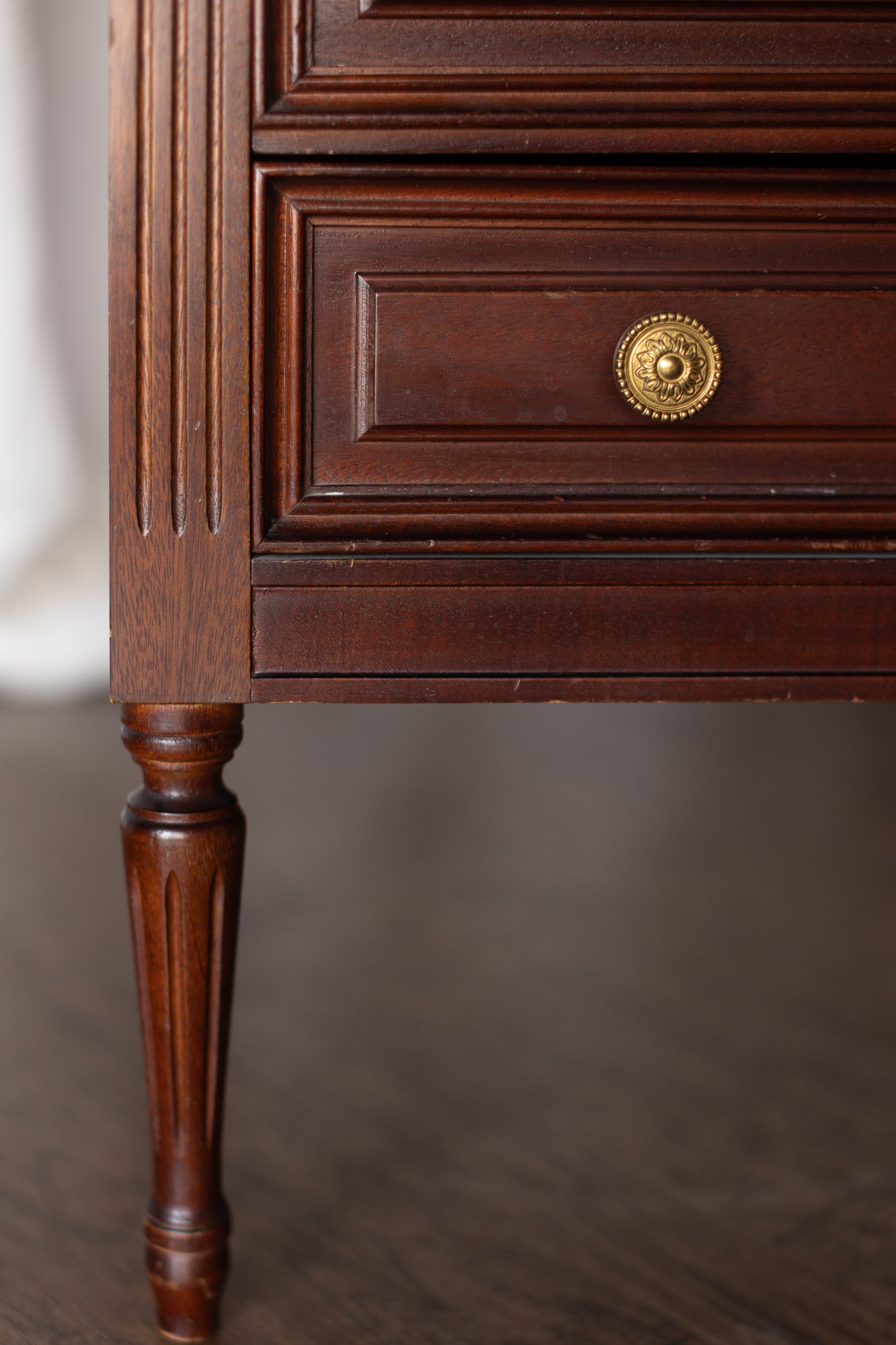 Mahogany Five Drawer Chest
