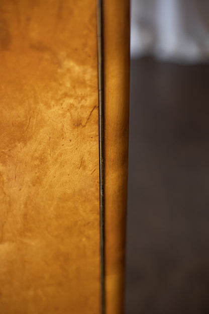 Mid Century Flame Birch Sideboard