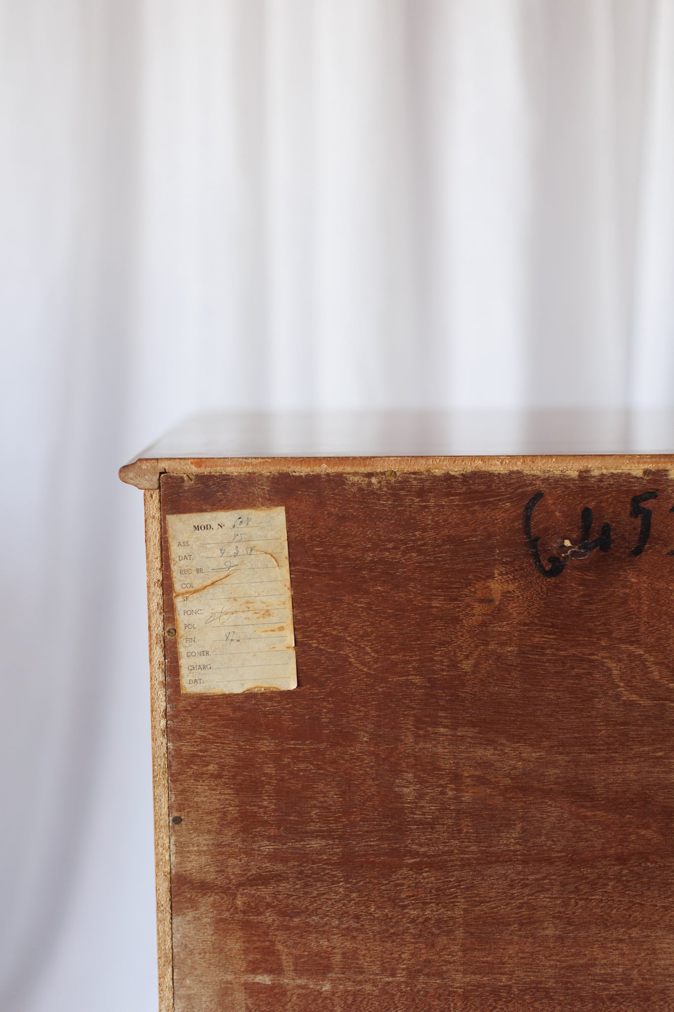 Mid Century Flame Birch Sideboard