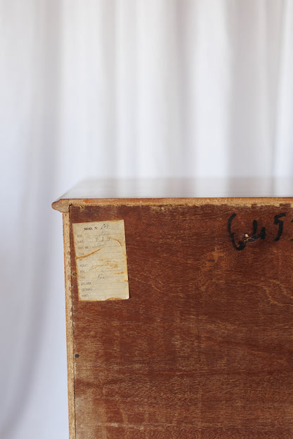Mid Century Flame Birch Sideboard