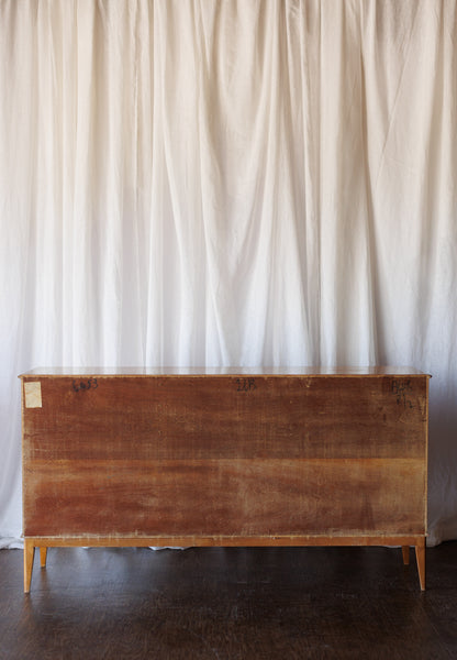 Mid Century Flame Birch Sideboard