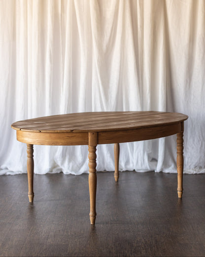 Pine Louis Phillpe Oval Table