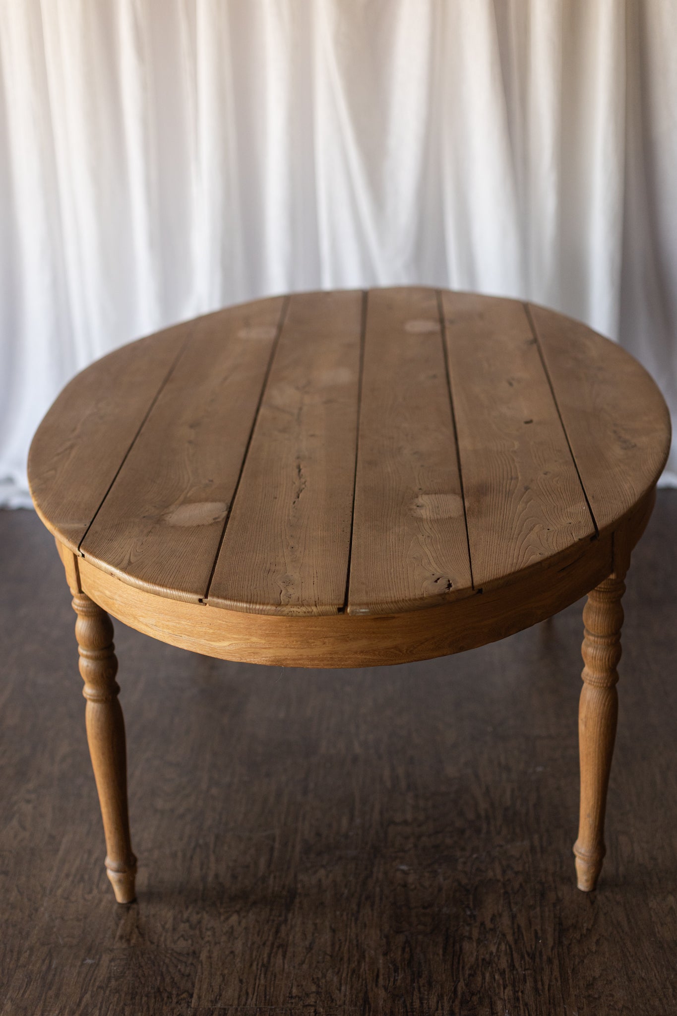 Pine Louis Phillpe Oval Table