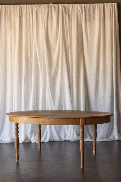 Pine Louis Phillpe Oval Table