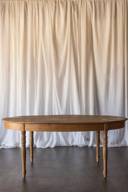 Pine Louis Phillpe Oval Table