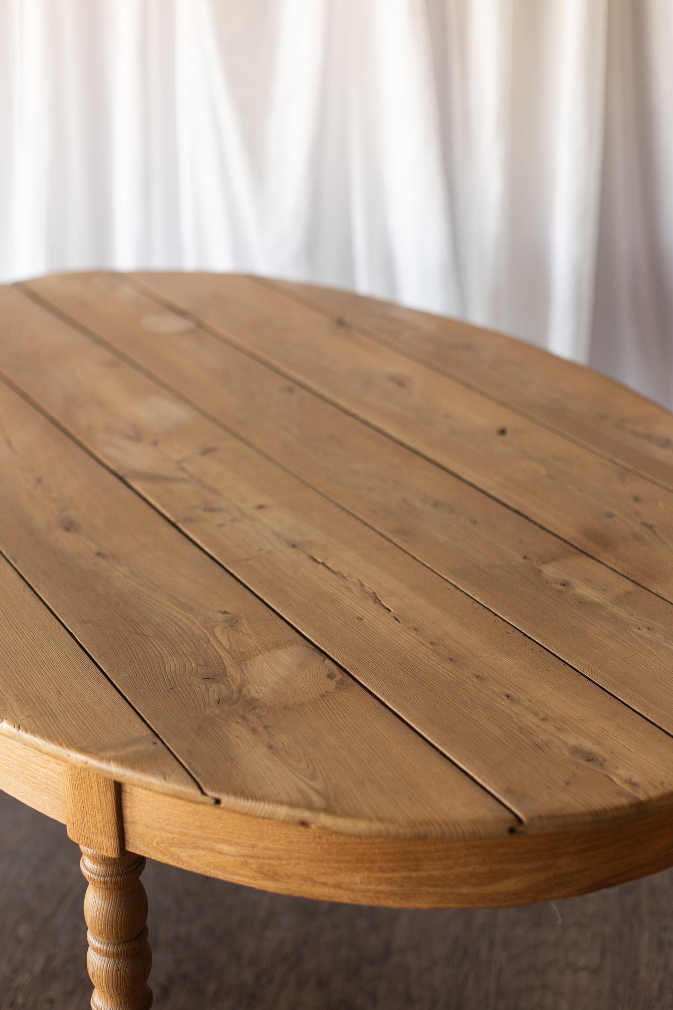 Pine Louis Phillpe Oval Table
