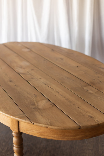 Pine Louis Phillpe Oval Table