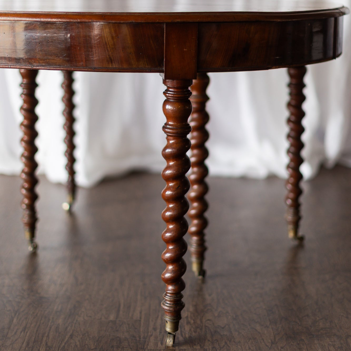 Barley Twist Mahogany Table