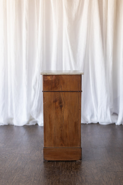 Marble Top Accent Column Table