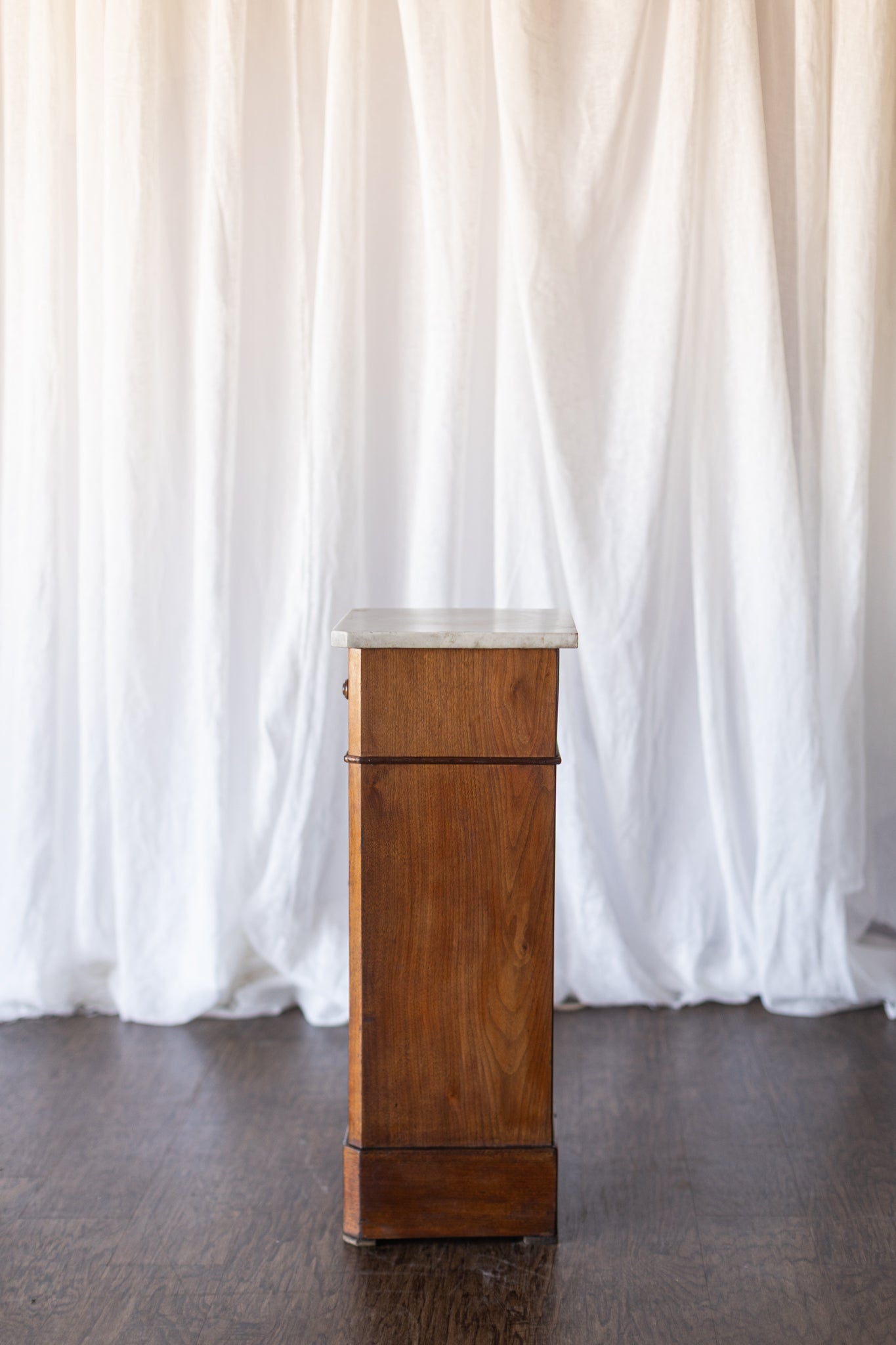Marble Top Accent Column Table