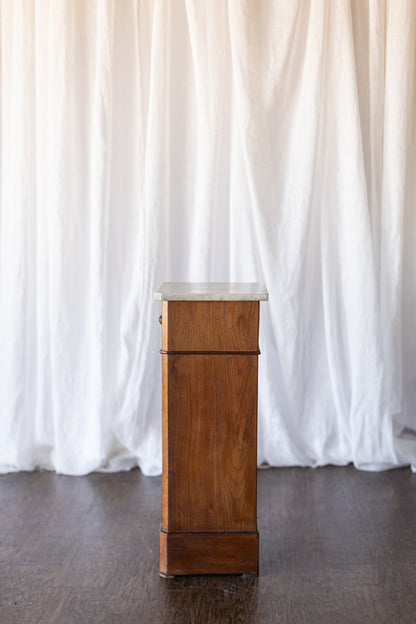Marble Top Accent Column Table