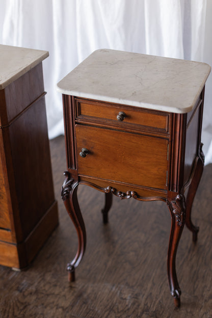 Marble Top Accent Column Table