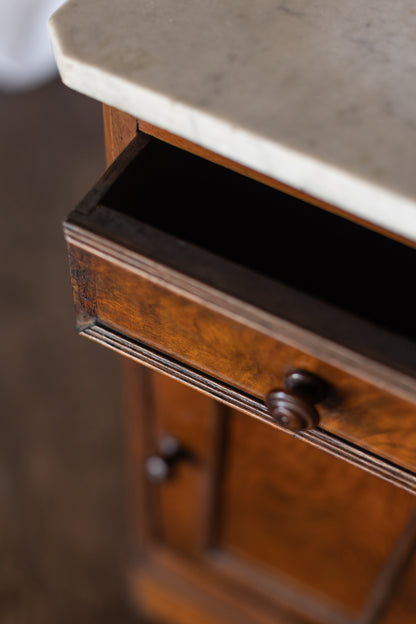 Marble Top Accent Column Table