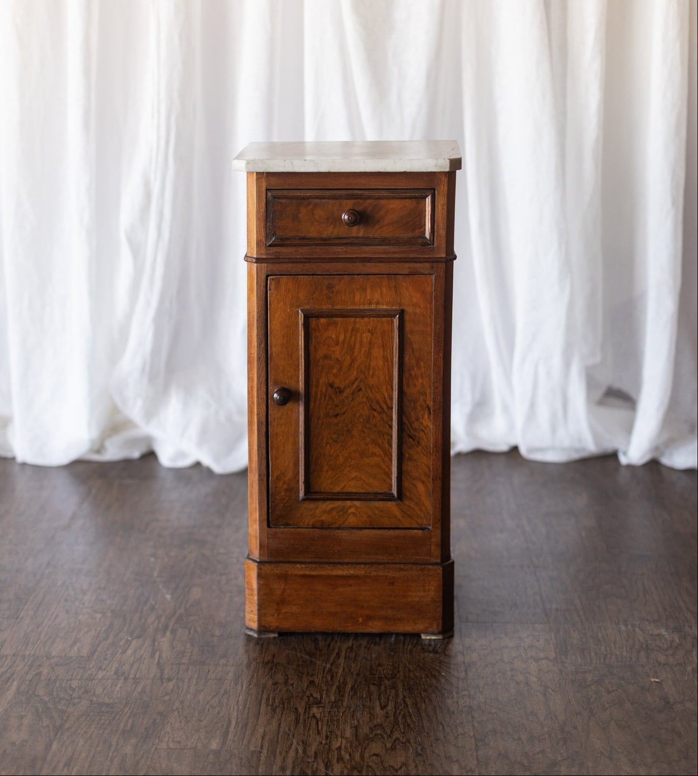 Marble Top Accent Column Table