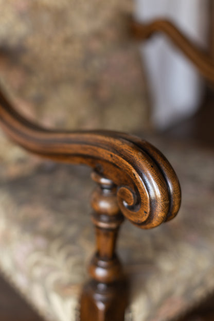 Fireside Flemish Tapestry Armchair