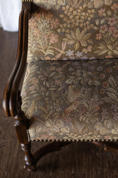 Fireside Flemish Tapestry Armchair