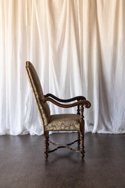 Fireside Flemish Tapestry Armchair