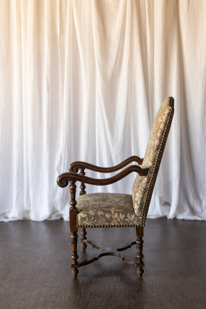 Fireside Flemish Tapestry Armchair