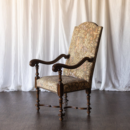 Fireside Flemish Tapestry Armchair