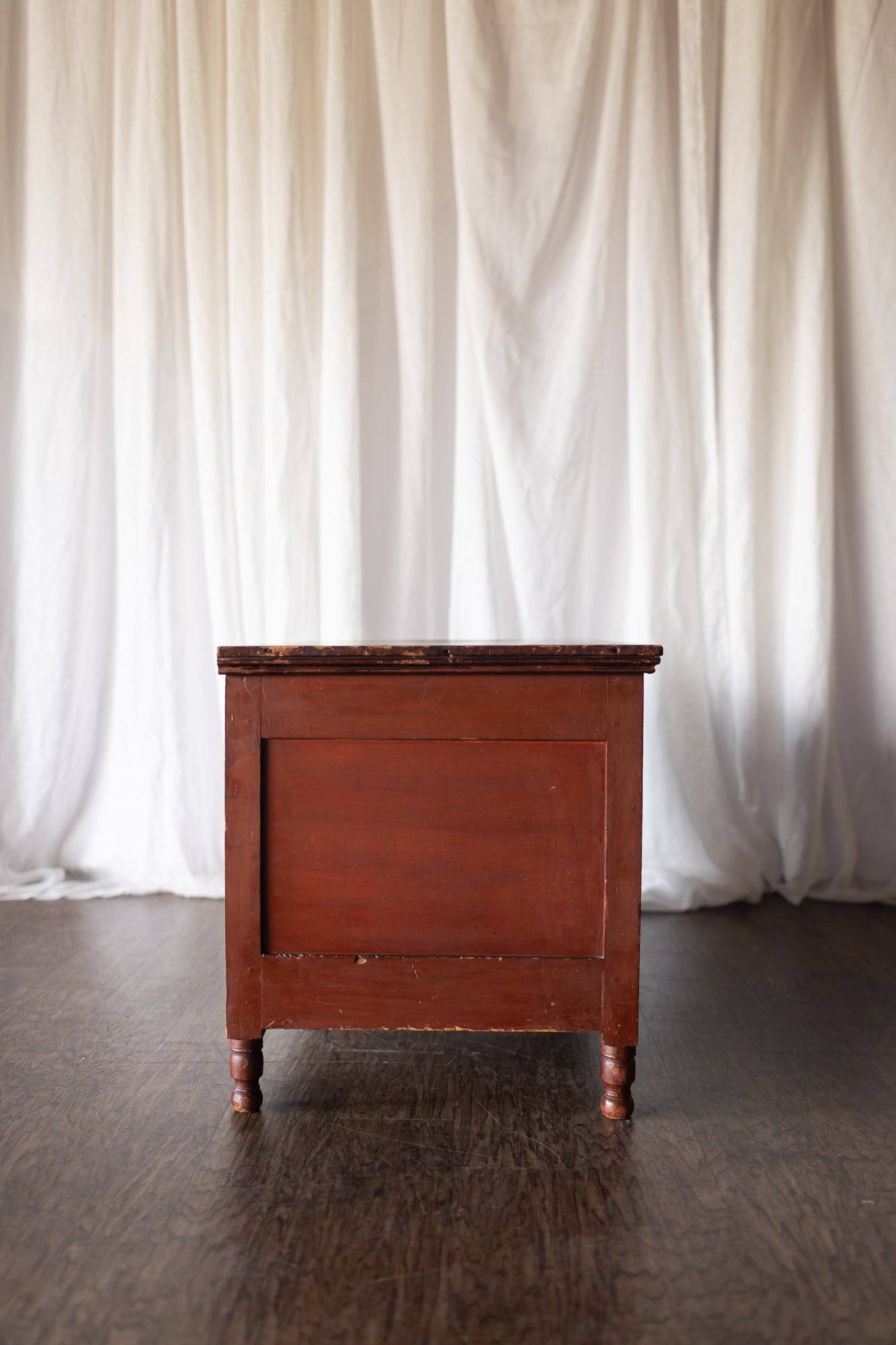 Pine Blanket Chest with Paneled Front