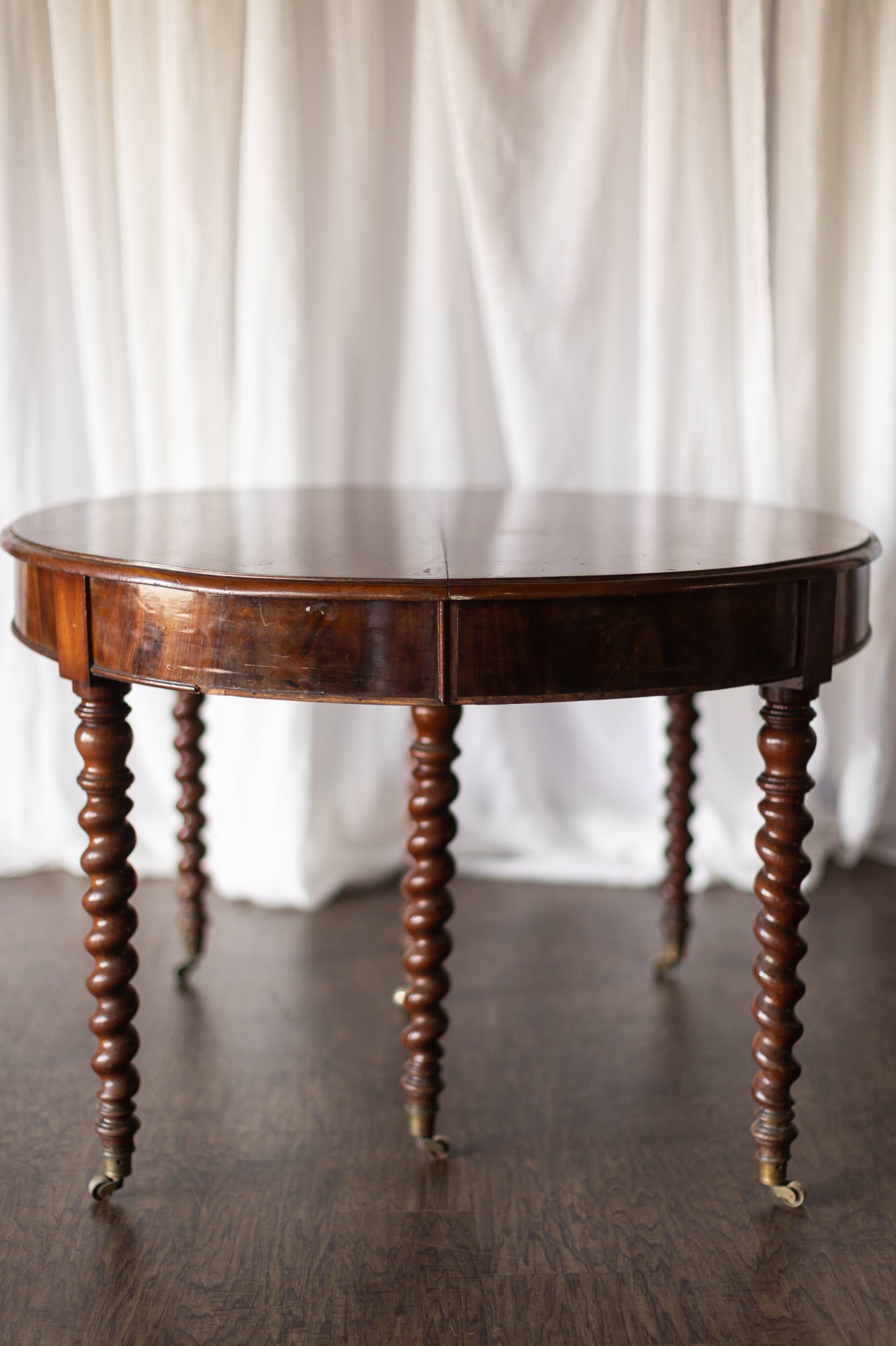 Barley Twist Mahogany Table