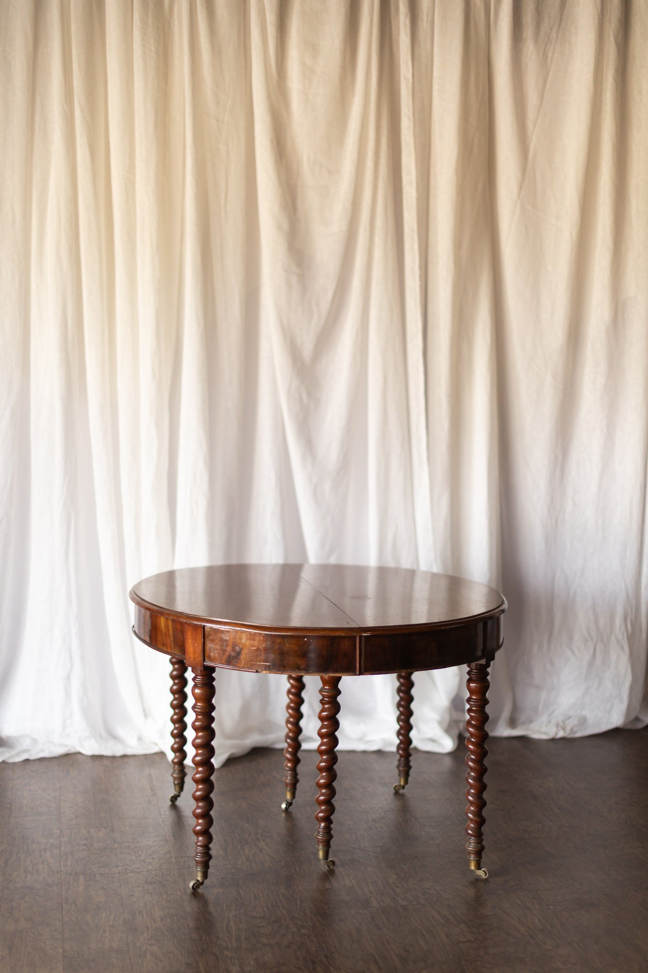 Barley Twist Mahogany Table