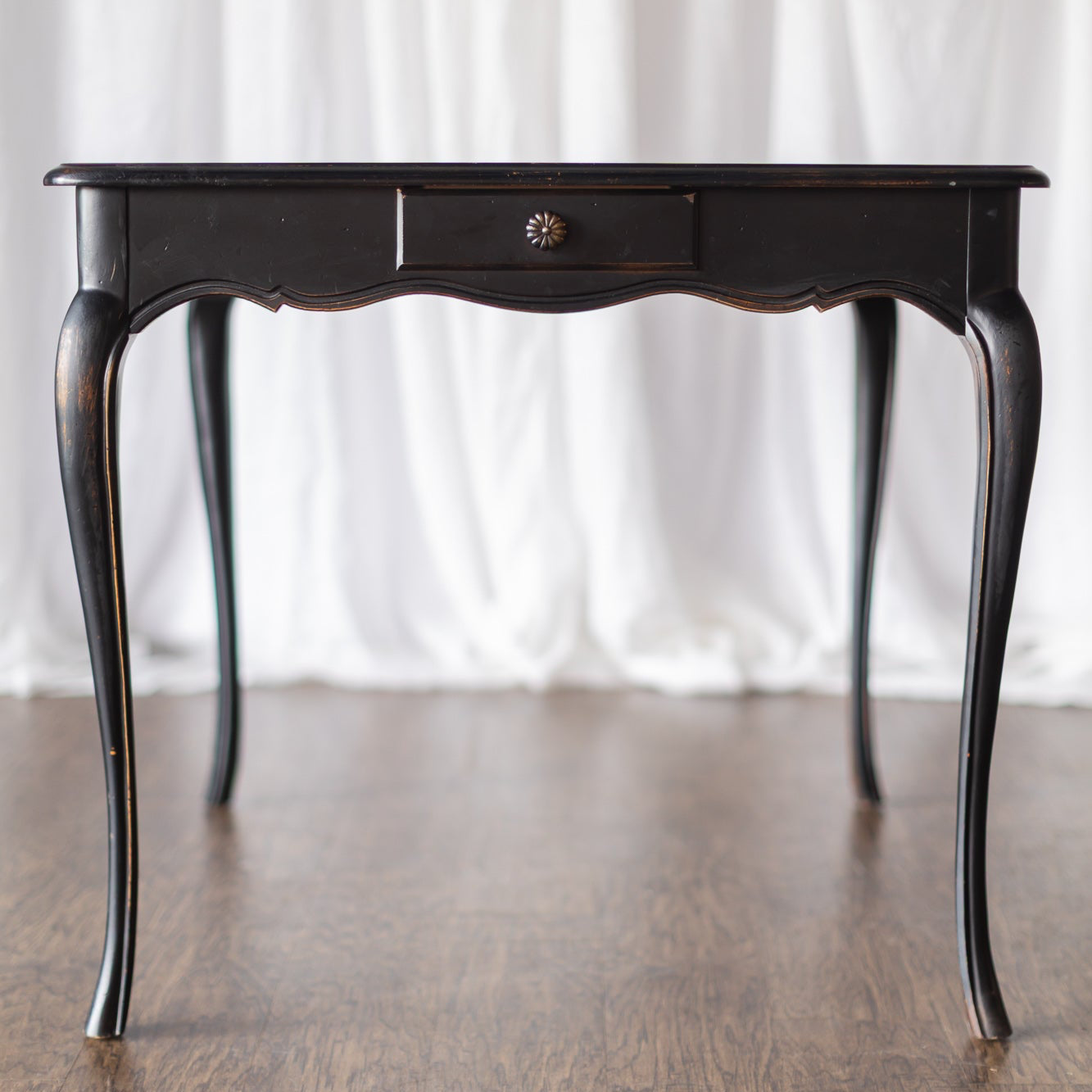Mersman Black Game Table with Drawer