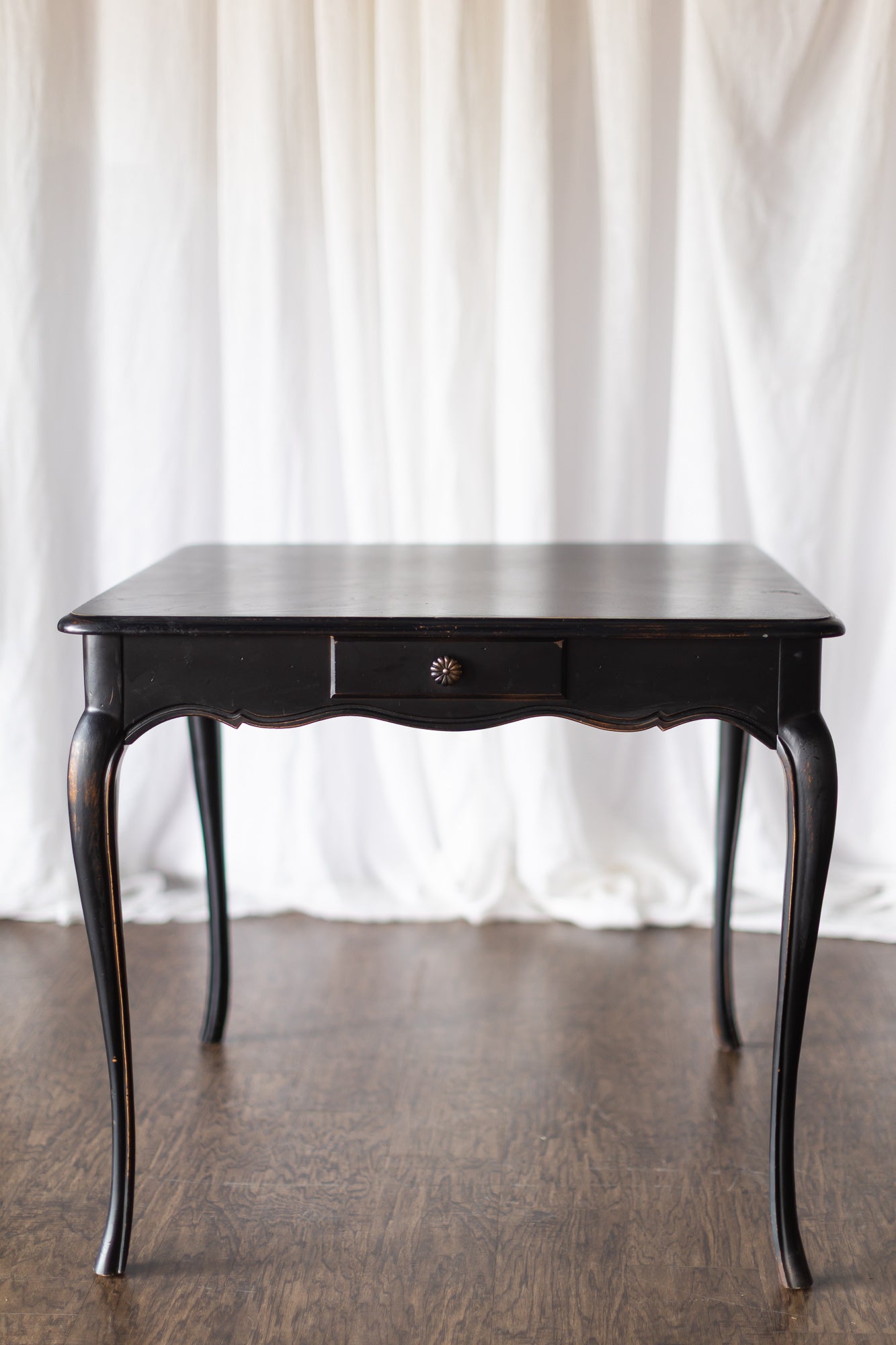Mersman Black Game Table with Drawer
