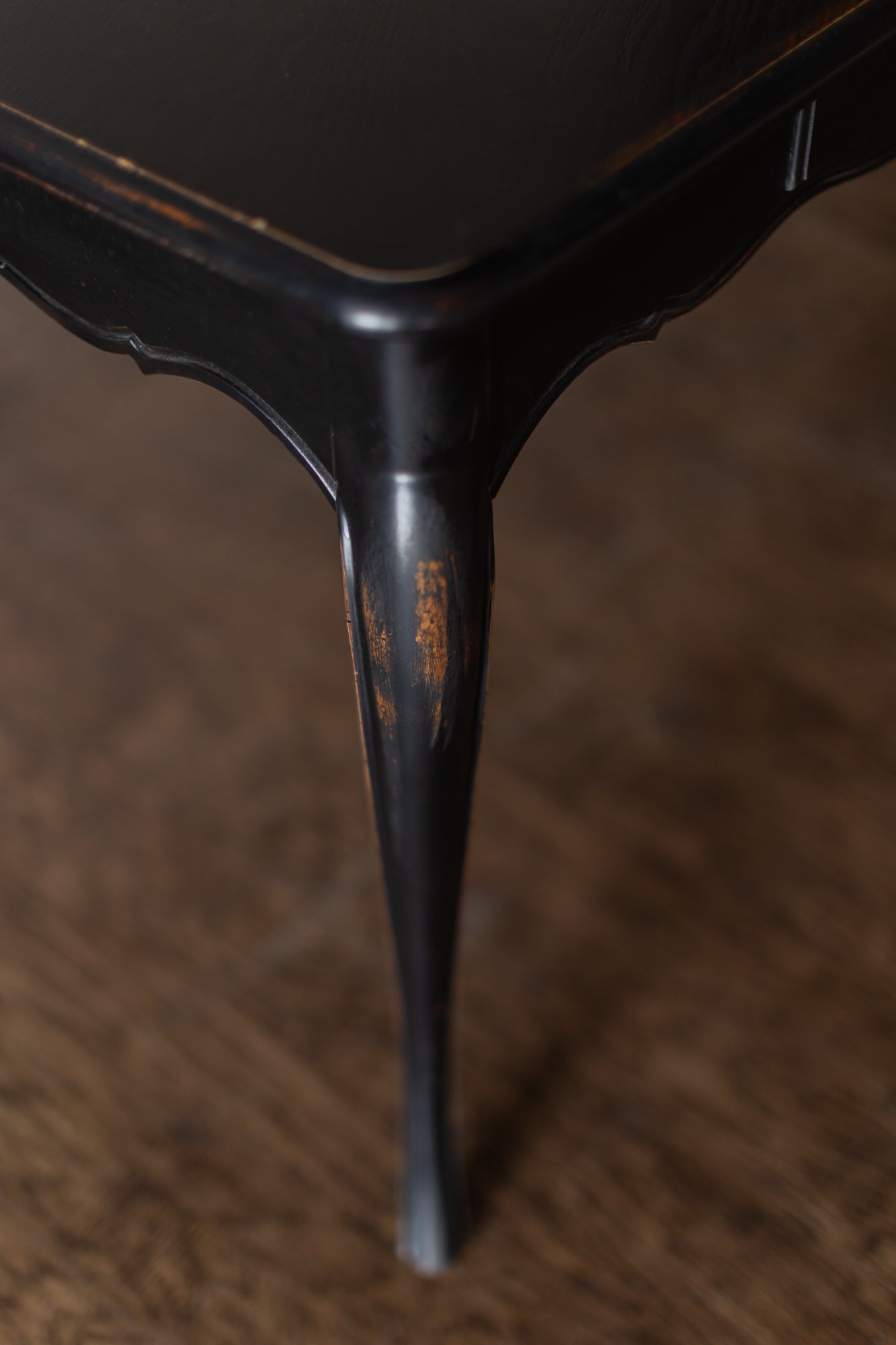Mersman Black Game Table with Drawer
