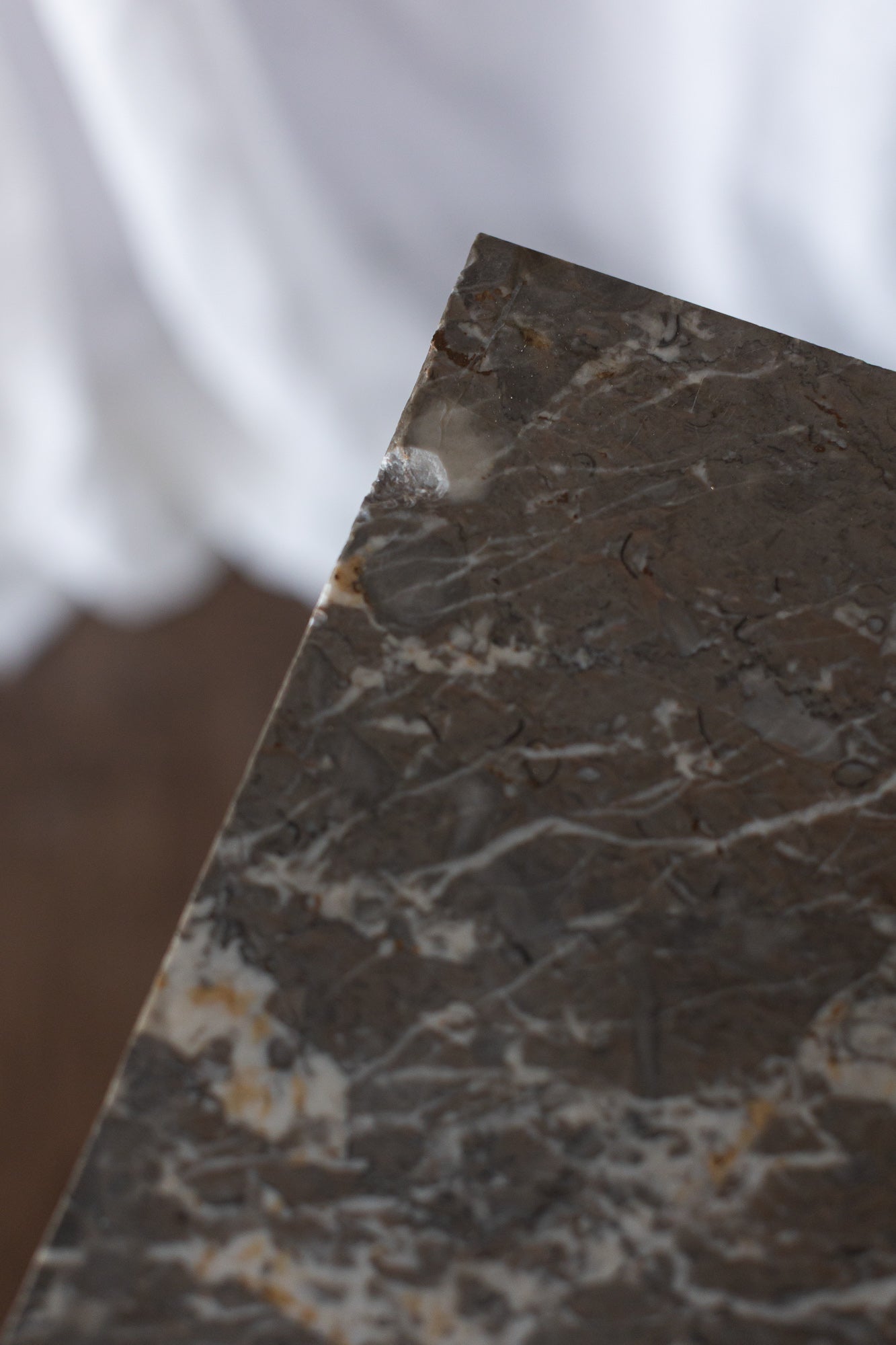 Three Drawer Chest with Stone Top