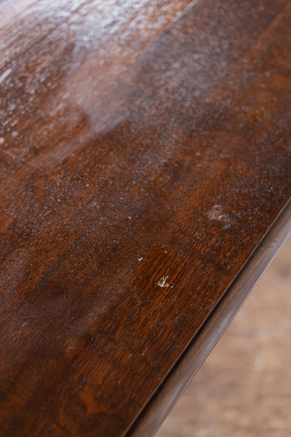 William & Mary Dark Wood Dining Table