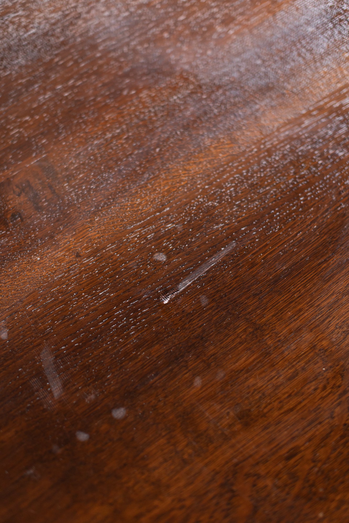 William & Mary Dark Wood Dining Table
