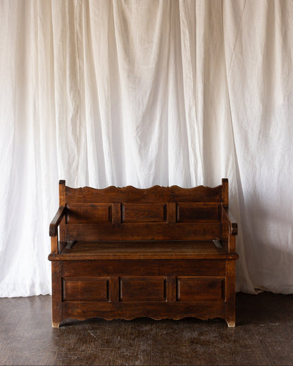 Monastary Primative Storage Bench