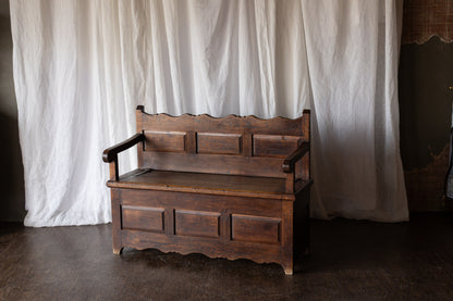 Monastary Primative Storage Bench